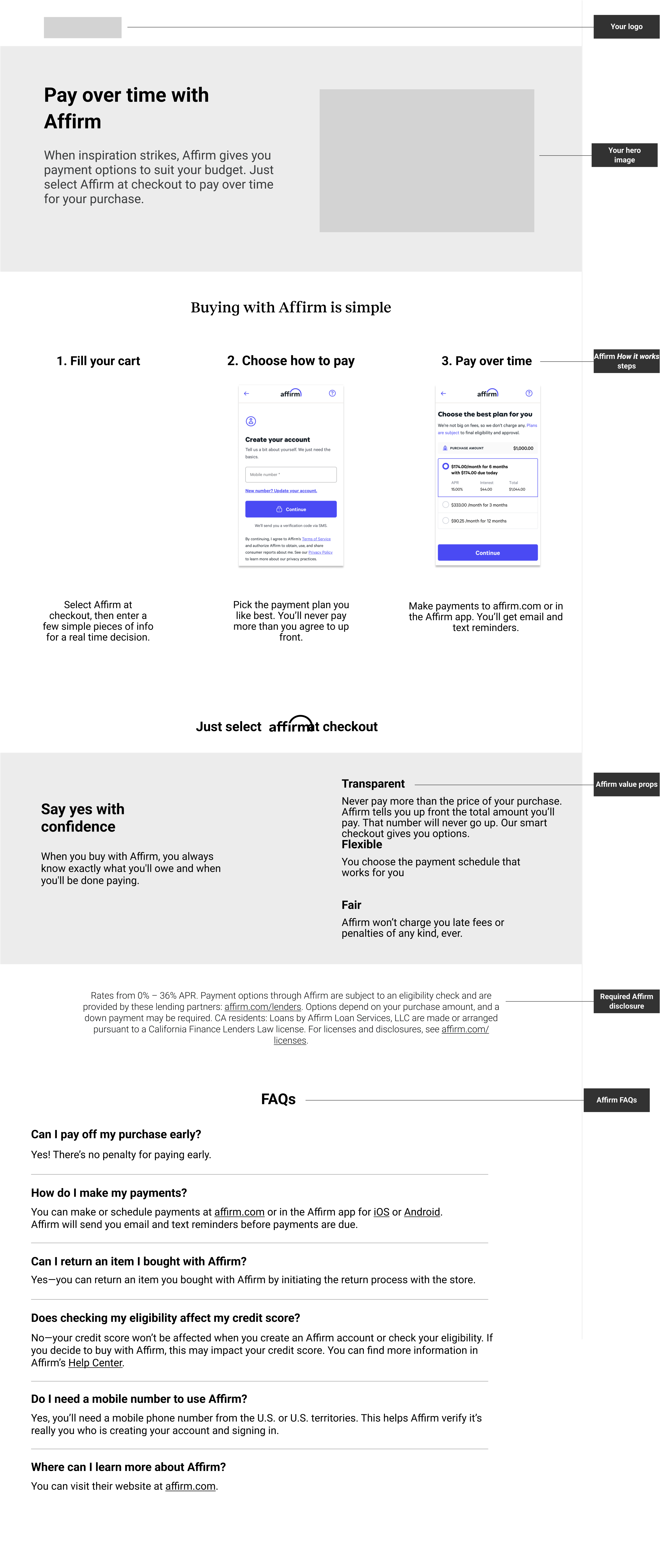 Landing Page Templates – Affirm US (English)